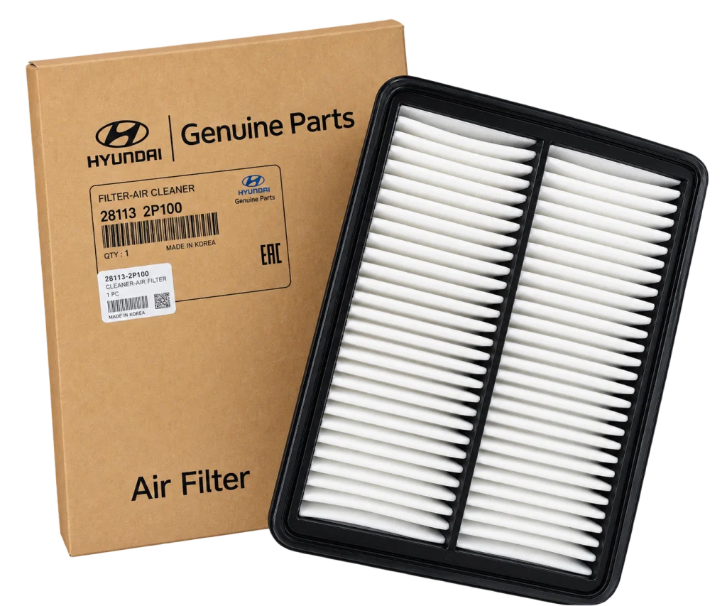 فیلتر هوای موتور هیوندای جنیون پارتس مدل 28113-2P100