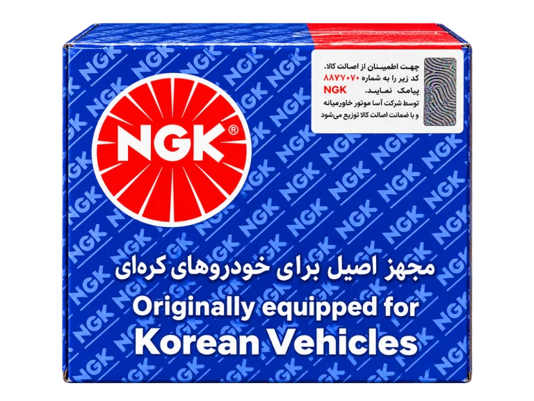 شمع موتور ان‌جی‌کی مدل مناسب خودروهای کره‌ای
