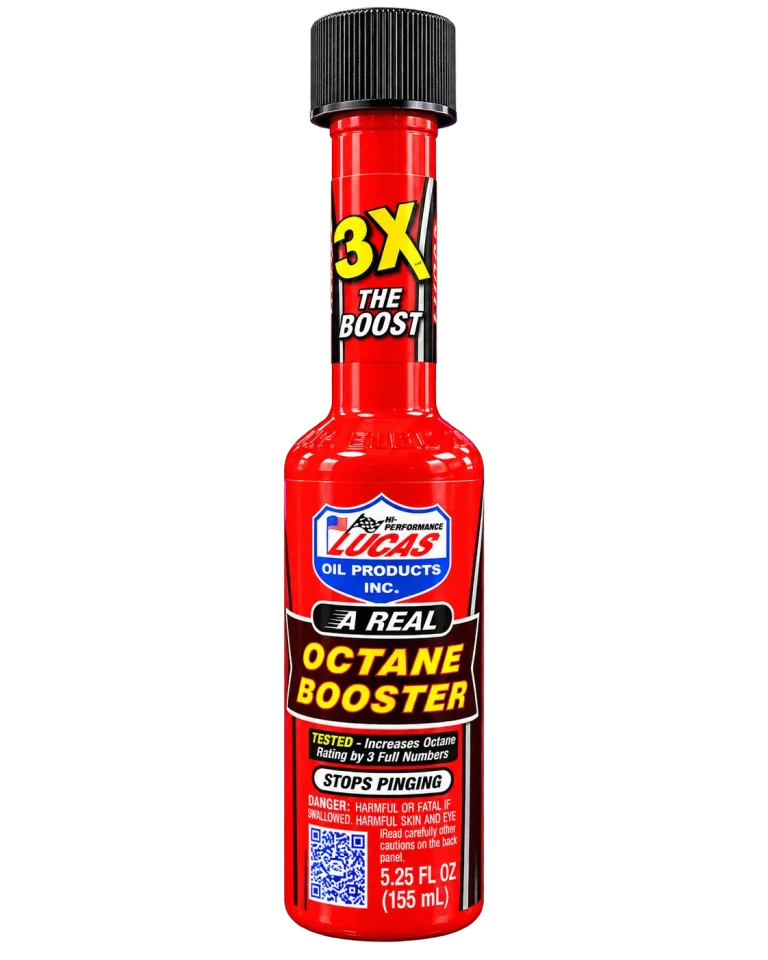 مکمل اکتان بنزین لوکاس اویل Octane Booster 3X حجم 155 میلی‌لیتر