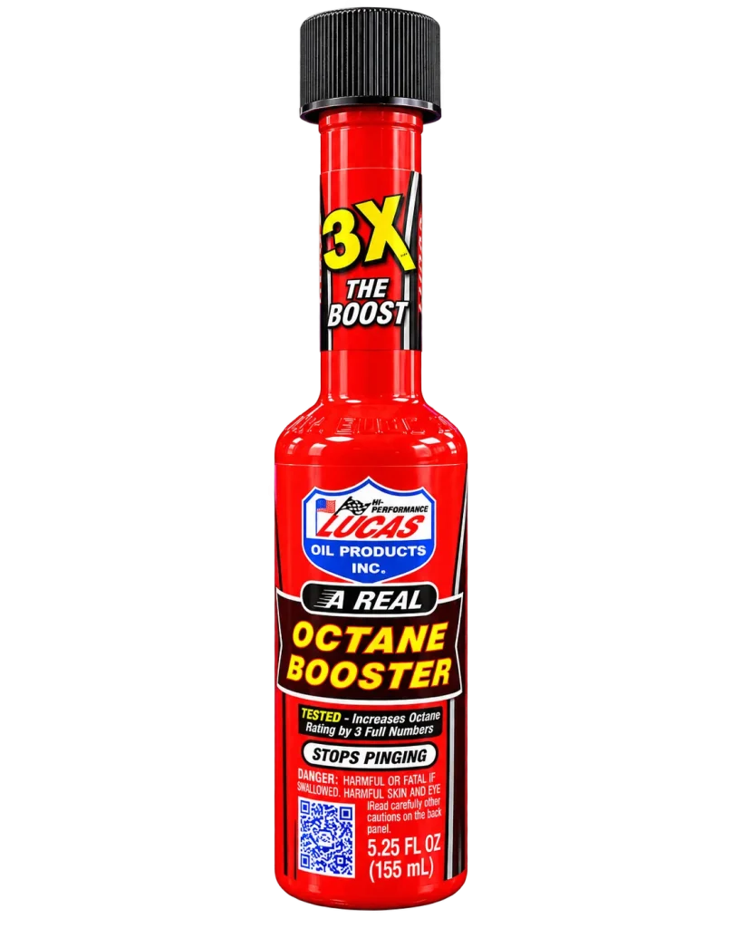 مکمل اکتان بنزین لوکاس اویل Octane Booster 3X حجم 155 میلی‌لیتر
