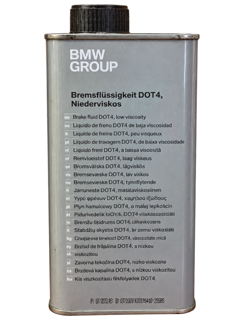 روغن ترمز اورجینال بی‌ام‌و BMW Group DOT 4 Low Viscosity – مخصوص سیستم ترمز ABS و DSC