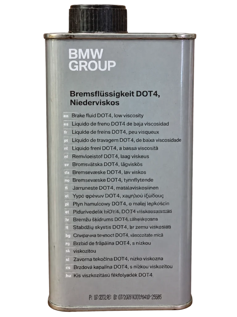 روغن ترمز اورجینال بی‌ام‌و BMW Group DOT 4 Low Viscosity – مخصوص سیستم ترمز ABS و DSC