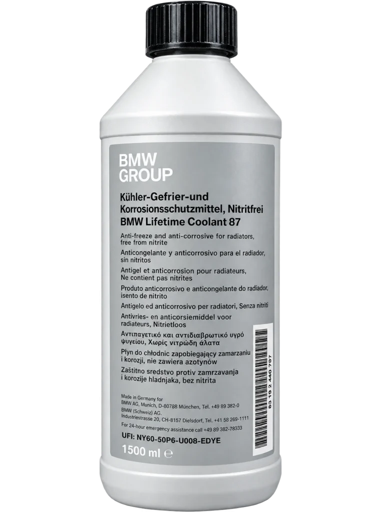 ضدیخ و ضدجوش اورجینال بی ام و BMW Lifetime Coolant 87