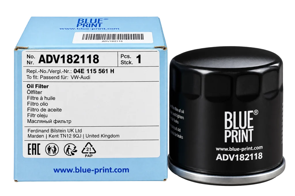 فیلتر روغن موتور بلو پرینت Blue Print کد ADV182118