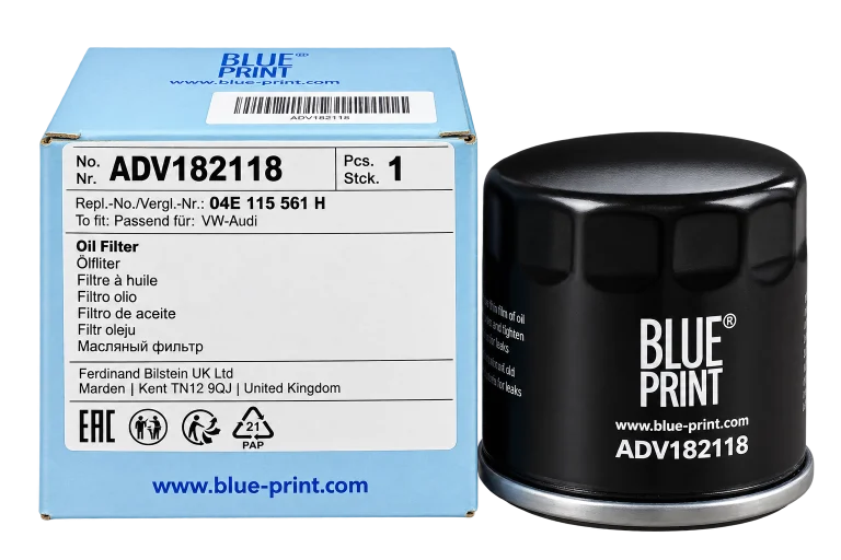 فیلتر روغن موتور بلو پرینت Blue Print کد ADV182118