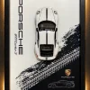 تابلو دکوراتیو ماکت پورشه 911 Porsche 911 با ماکت سه‌بعدی