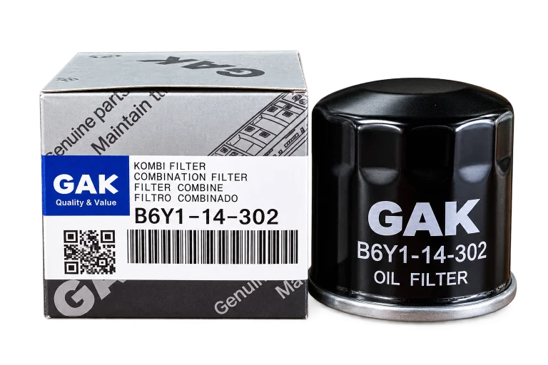 فیلتر روغن موتور GAK کد B6Y1-14-302