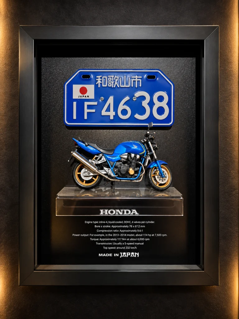 تابلو دکوراتیو ماکت موتورسیکلت هوندا CB1300 مدل Honda Super Four