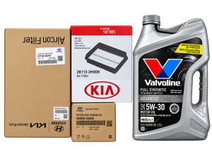 پک سرویس دوره‌ای اپتیما TF، سانتافه ۲۰۱۴ و سوناتا YF | روغن والوالین + ۳ فیلتر هیوندای کیا