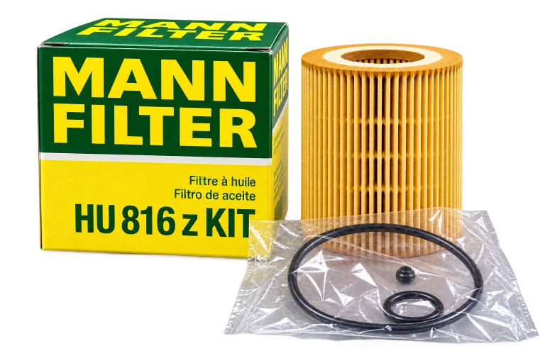 فیلتر روغن موتور مان فیلتر MANN-FILTER HU 816 z KIT مخصوص BMW