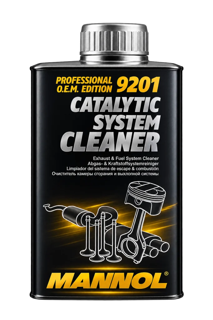 شوینده تخصصی کاتالیزور و سیستم سوخت مانول MANNOL Catalytic System Cleaner 9201