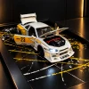 تابلو دکوراتیو ماکت نیسان Skyline GT-R R32 با طراحی مسابقه‌ای سه‌بعدی