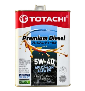 روغن موتور دیزلی توتاچی TOTACHI Premium Diesel 5W-40 تمام سنتتیک Low SAPS