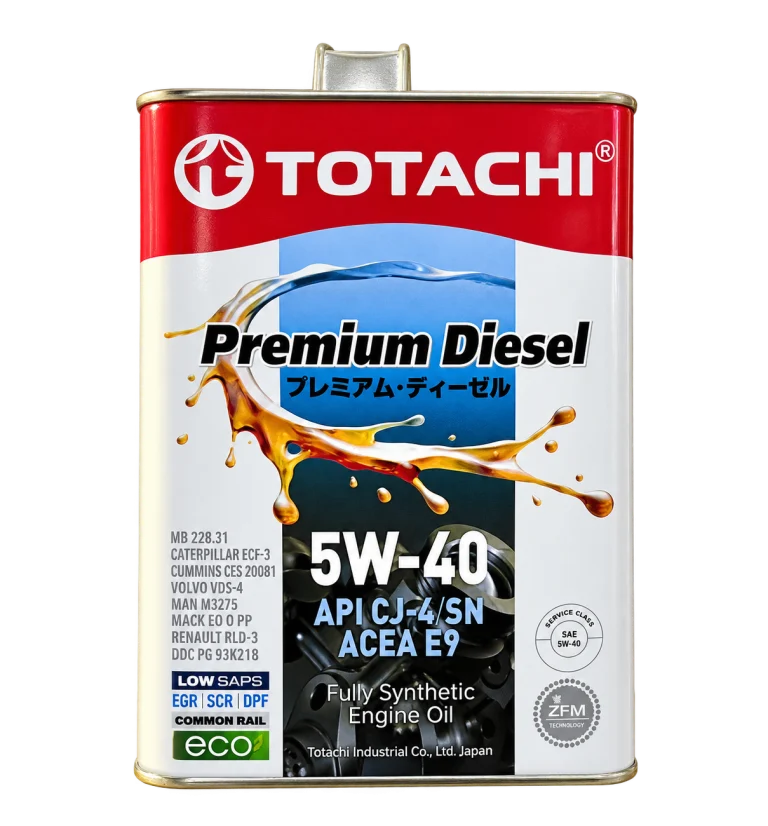 روغن موتور دیزلی توتاچی TOTACHI Premium Diesel 5W-40 تمام سنتتیک Low SAPS