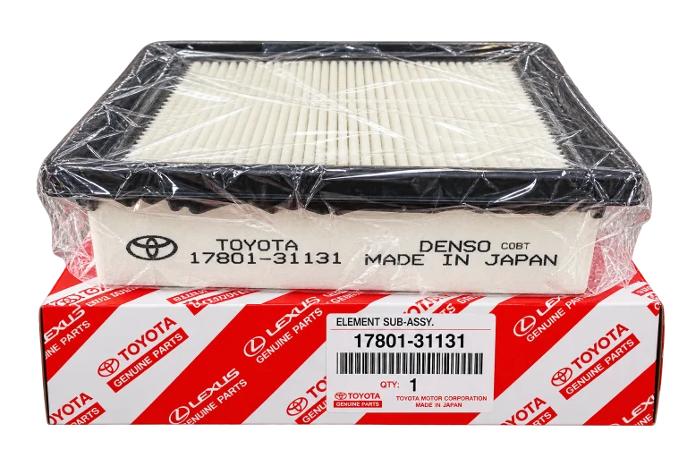 فیلتر هوای موتور اصلی تویوتا و لکسوس دنزو کد 17801-31131 ساخت ژاپن