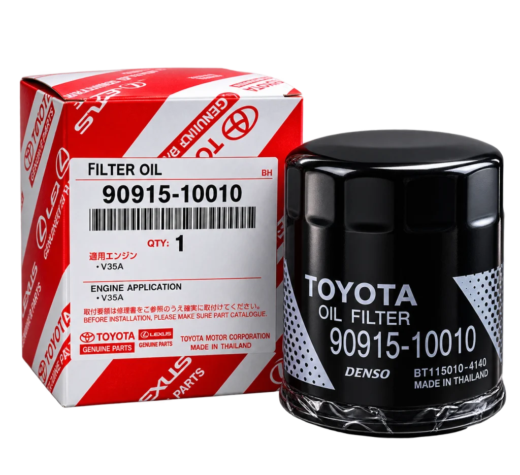 فیلتر روغن اصلی تویوتا و لکسوس Toyota/Lexus Genuine Parts کد 90915-10010