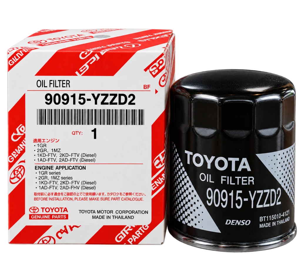 فیلتر روغن موتور اصلی تویوتا و لکسوس دنزو کد 90915-YZZD4 ساخت تایلند