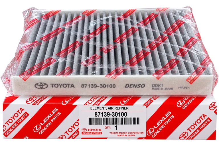 فیلتر کابین کربنی اصلی تویوتا و لکسوس دنزو کد 87139-30100 ساخت ژاپن