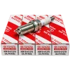 شمع موتور اصلی تویوتا Toyota Genuine Parts کد 90919-01276 مدل NGK DILFR7K9G ایریدیوم (4 عددی)