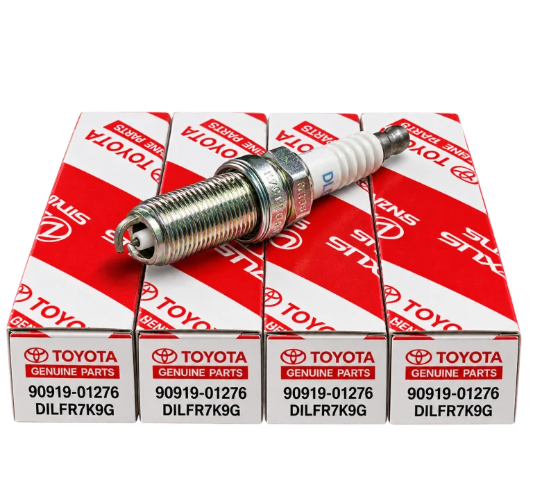 شمع موتور اصلی تویوتا Toyota Genuine Parts کد 90919-01276 مدل NGK DILFR7K9G ایریدیوم (4 عددی)