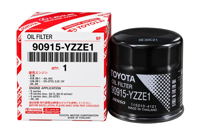 فیلتر روغن موتور اصلی تویوتا و لکسوس دنزو کد 90915-YZZE1 ساخت تایلند