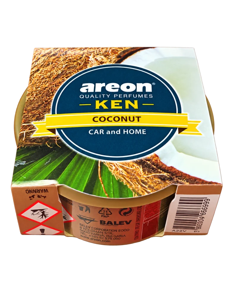 خوشبوکننده کنسروی خودرو و منزل آرئون مدل کن (Areon Ken) رایحه نارگیل Coconut