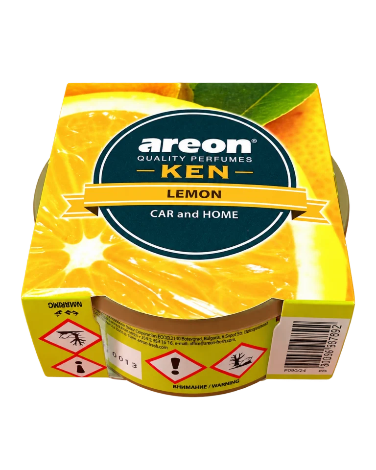 خوشبوکننده کنسروی خودرو و منزل آرئون مدل کن (Areon Ken) رایحه لیمو Lemon