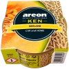 خوشبوکننده کنسروی خودرو و منزل آرئون مدل کن (Areon Ken) رایحه ملون Melon
