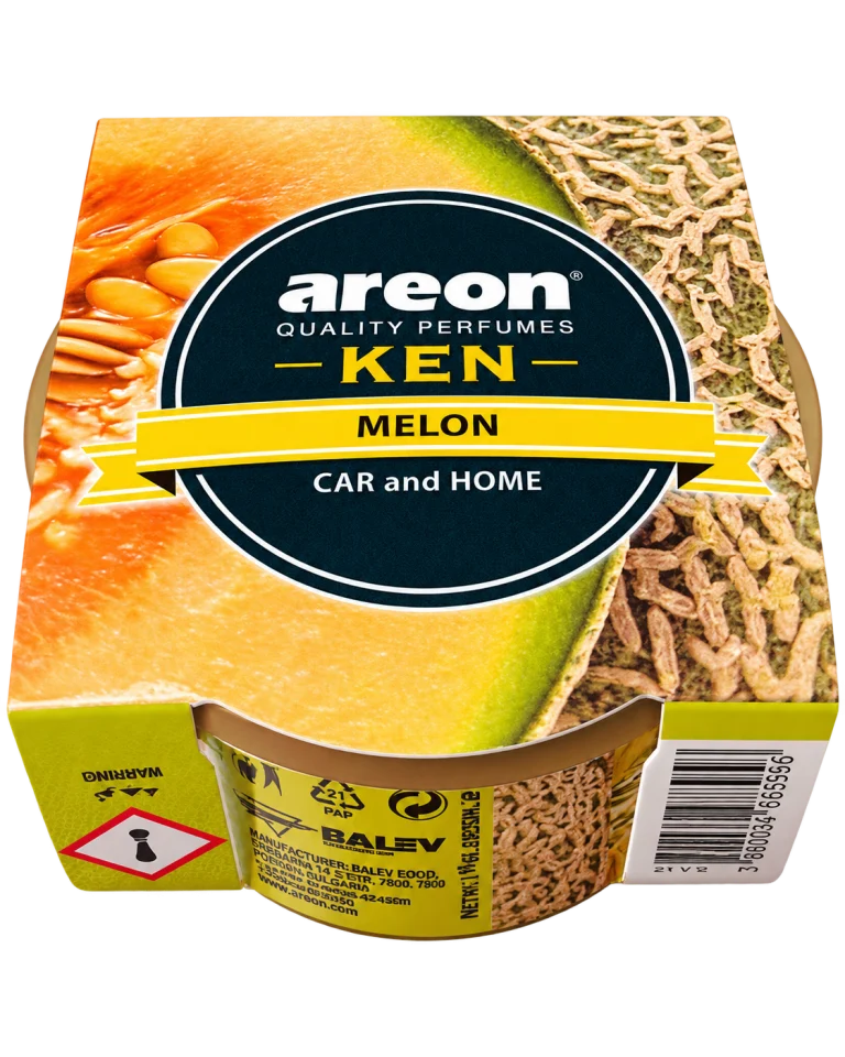 خوشبوکننده کنسروی خودرو و منزل آرئون مدل کن (Areon Ken) رایحه ملون Melon